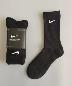 Nike Everyday Cushioned Crew Socks Pack of 3 Pairs 'Black'