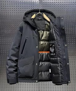 The Black Arctic Explorer Down-Jacket