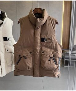 Multi-Pocket Tactical Half-Jacket 'Light Brown'