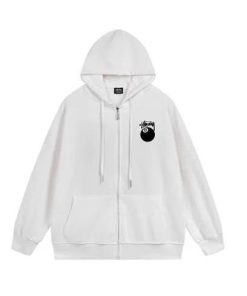 8 Balls Stussy Jacket 'White'
