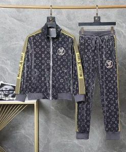Louis Vuittion Grey Tracksuit-Set