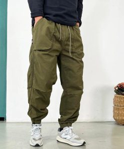Brixton Jupiter Service Utility Cargo Jogger Pants 'Olive Green'