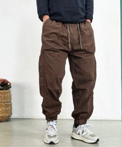 Brixton Jupiter Service Utility Cargo Jogger Pants 'Brown'