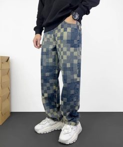 Louis Vuitton Damoflage Jacquard Denim Skate Pant Tan/Blue