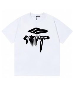 Balenciaga 3B Liquefied Tshirt-Half 'White'