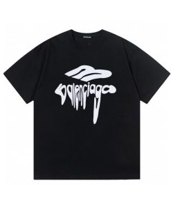 Balenciaga 3B Liquefied Tshirt-Half 'Black'