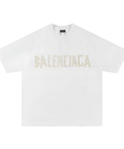 Balenciaga Tape Type Tshirt-Half 'White/Yellow'