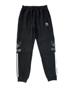 Adidas Bottom-Striped Jogger Pant 'Black'