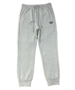 Prada plain Comfortable Jogger Pant 'Light Grey'