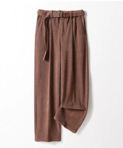 Plain Casual Coutrise Pant 'Coffee'
