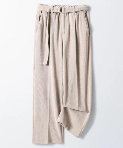 Plain Casual Coutrise Pant 'Cream'