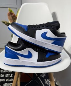 Jordan 1-Low 'Black White/Royale Blue'