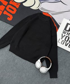 Relaxed Fit Knitted Premium Sweater 'Black'