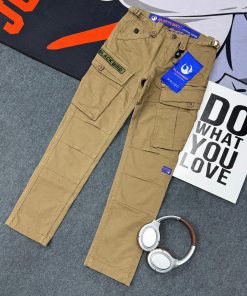 Blackbird Vintage Denim Cargo Pants 'Khaki'
