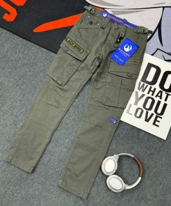 Blackbird Vintage Denim Cargo Pants 'Olive'
