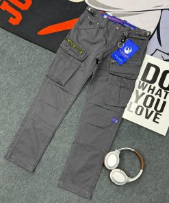 Blackbird Vintage Denim Cargo Pants 'Dark Grey'
