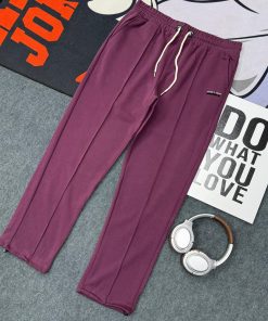 Loose Fit Straight Leg Premium Jogger Pant 'Burgundy'