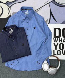 Black Bird Premium Button-Down Long Sleeve Casual Shirt