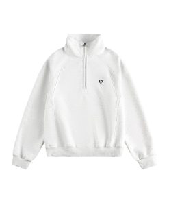 Premium Quarter-Zip Sweatshirt 'White'
