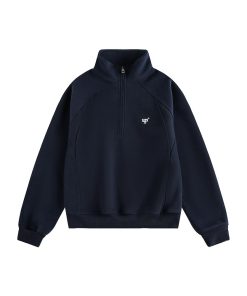 Premium Quarter-Zip Sweatshirt 'Dark Blue'