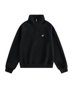 Premium Quarter-Zip Sweatshirt 'Black'
