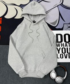 Oversized Premium Plain Hoodie 'Grey'