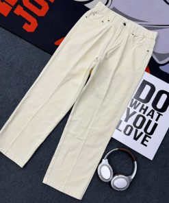 Loose Fit High-waisted Premium Pant 'Cream'
