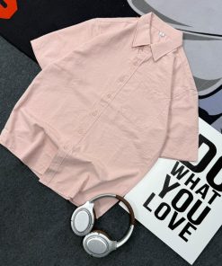 Premium Lightweight Plain Half-Shirt 'Peach'