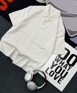Premium Lightweight Plain Half-Shirt 'OFF-White'