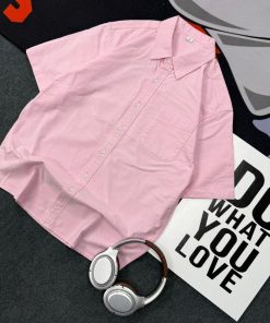 Premium Lightweight Plain Half-Shirt 'Pink'