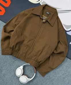 Premium Urban Bomber Jacket for Men 'Coffee'