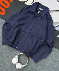 Premium Collared Neck Jacket for Men 'Navy'