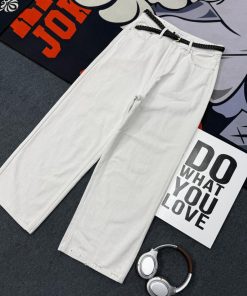 Premium Baggy Comfort Relaxed Pant 'White'
