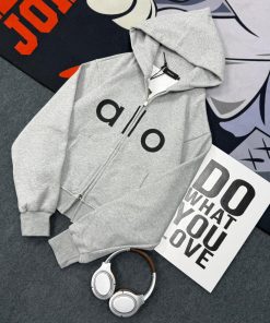 Alo Accolade Full Zip Hoodie 'Grey'