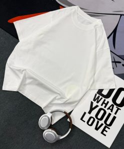 Premium Plain Crew Neck Tshirt-Half 'White'