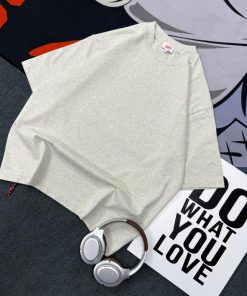 Premium Plain Crew Neck Tshirt-Half 'Light Grey'