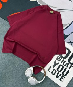 Premium Plain Crew Neck Tshirt-Half 'Red'