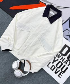 The Vintage Revival Denim Jacket 'White/Black'