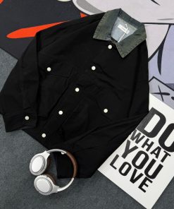 The Vintage Revival Denim Jacket 'Black/Grey'