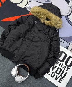N-2B Short Waist Parka Jacket 'Black'