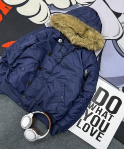 N-2B Short Waist Parka Jacket 'Blue'