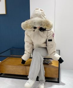Canada Goose Expedition Crop Parka 'Cream'