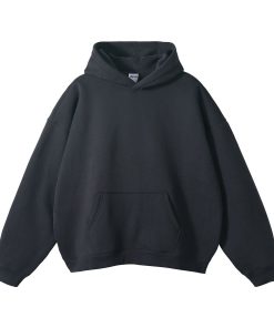 Classic Minimal Premium Plain Hoodie 'Dark Grey'