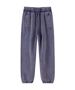 Acid Wash Vintage Fleece Jogger 'Purple'
