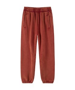 Acid Wash Vintage Fleece Jogger 'Rust'