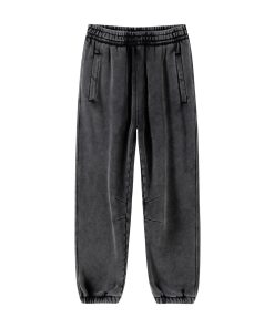 Acid Wash Vintage Fleece Jogger 'Black'