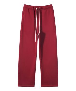 Relaxed-Fit Fleece Sweatpant 'Red'