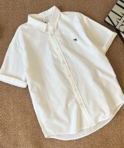The Relaxed Fit Plain Shirt 'Light Beige'