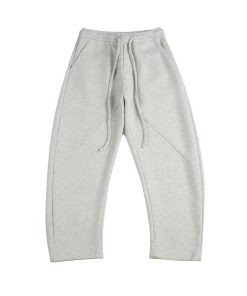 Structured Paneled Athleisure Sweatpant 'Light Grey'