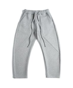 Structured Paneled Athleisure Sweatpant 'Grey'